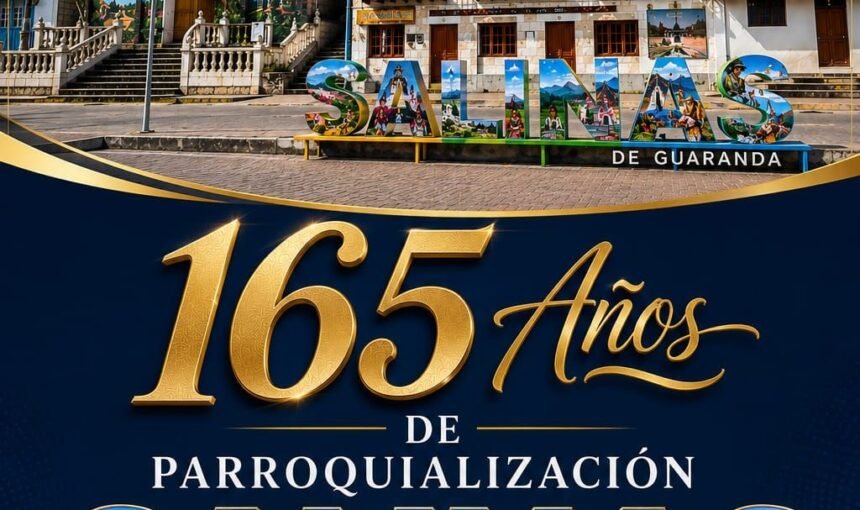 Salinas de Guaranda celebró con orgullo sus 165 años de parroquialización
