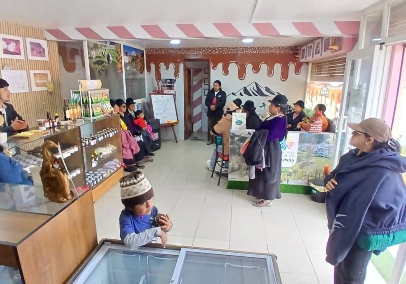 Mashe, empresa familiar de Salinas de Guaranda dedicada a la elaboración de dulce de leche y productos con valor agregado.