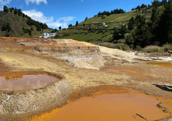 Minas de sal de Salinas de Guaranda en la provincia de Bolívar