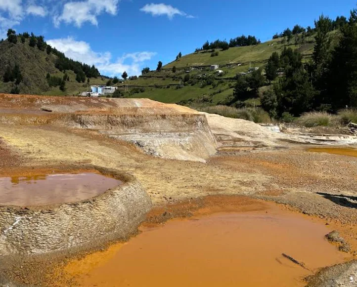 Minas de sal de Salinas de Guaranda en la provincia de Bolívar