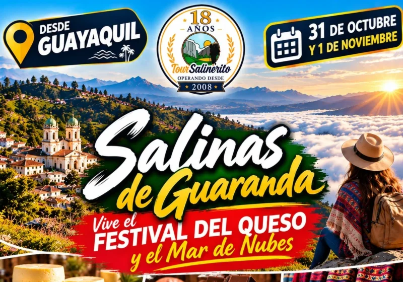 Salinas de Guaranda desde Guayaquil